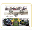 2014 Classic Locomotives of Wales M/S Coin Cover - Signed Peter Firmin