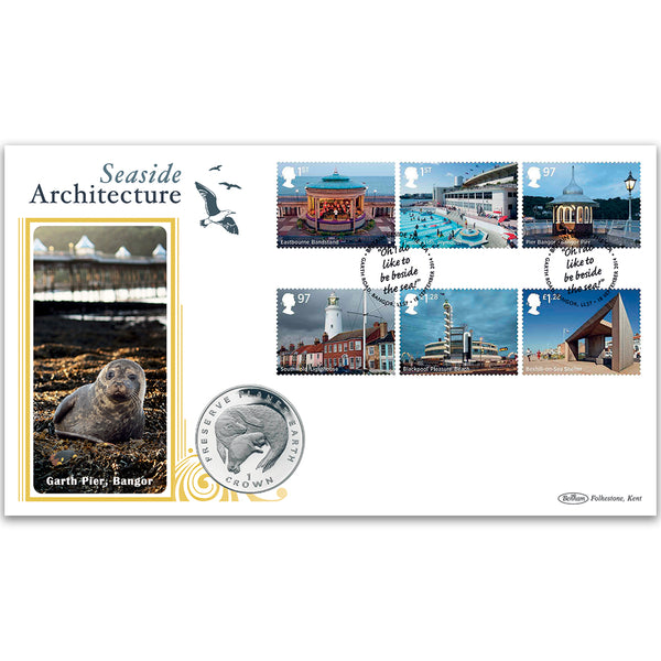 2014 Seaside Architecture Stamps Coin Cover