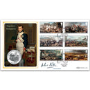 2015 Battle of Waterloo Stamps Coin Cover - Signed by Andrew Roberts