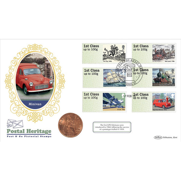 2016 P & G Royal Mail Heritage Coin Cover