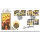 2016 Great Fire of London Stamps Coin Cover - Signed by Charles Dance OBE