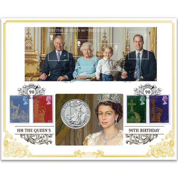 2016 Queen's 90th Birthday Special Coin Cover