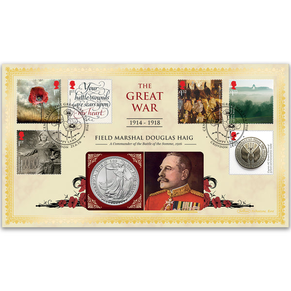 2016 WW1 Special Coin Cover