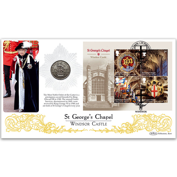 2017 Windsor Castle M/S Coin Cover