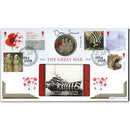 2017 WWI Stamps Coin Cover - Signed Dan Snow MBE