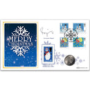 2017 Children's Christmas Stamps Coin Cover Signed Christopher Biggins