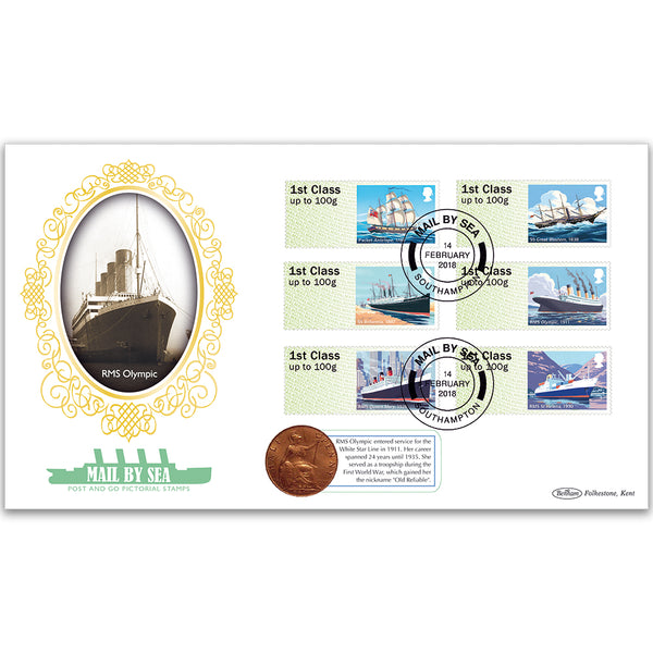 2018 Post & Go - Mail by Sea Coin Cover