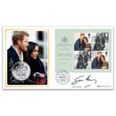 2018 Royal Wedding M/S Coin Cover Signed Simon McCoy