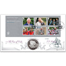 2018 Prince Charles 70th M/S Coin Cover - Signed Ian Skelly
