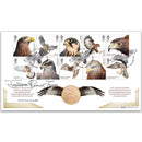 2019 Birds of Prey Stamps Coin - Signed Jemima Parry-Jones MBE