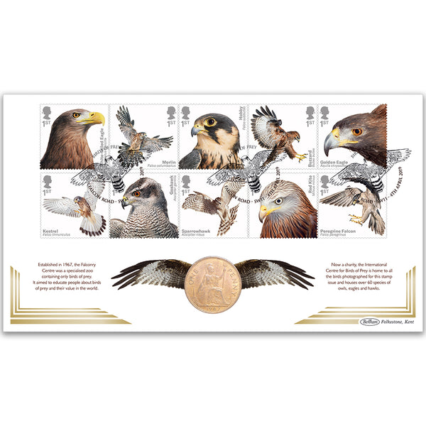2019 Birds of Prey Stamps Coin Cover