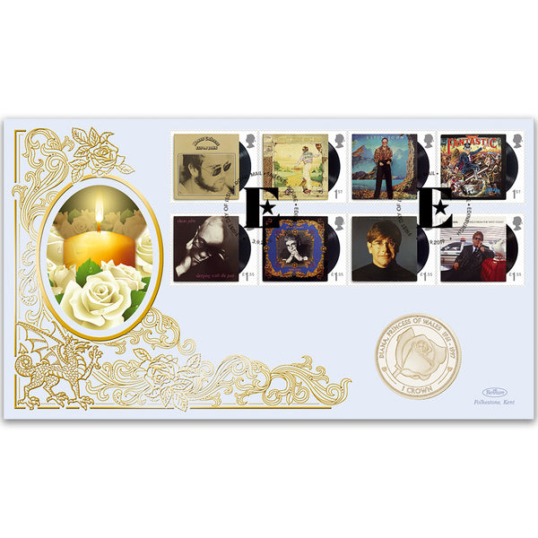 2019 Elton John Stamps Coin Cover