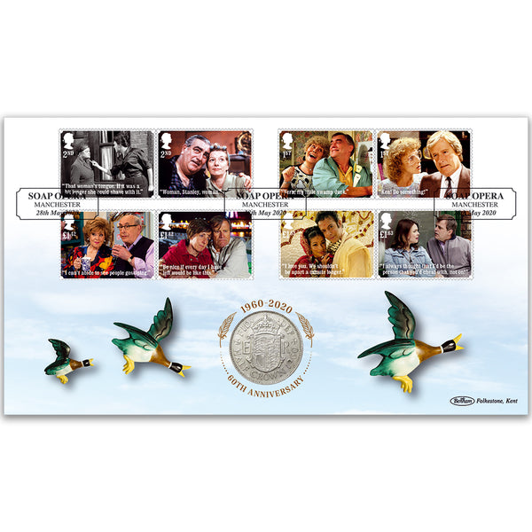 2020 Coronation Street Stamps Coin Cover