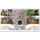 2020 Roman Britain Stamps Coin Cover Signed Dr Simon Elliott