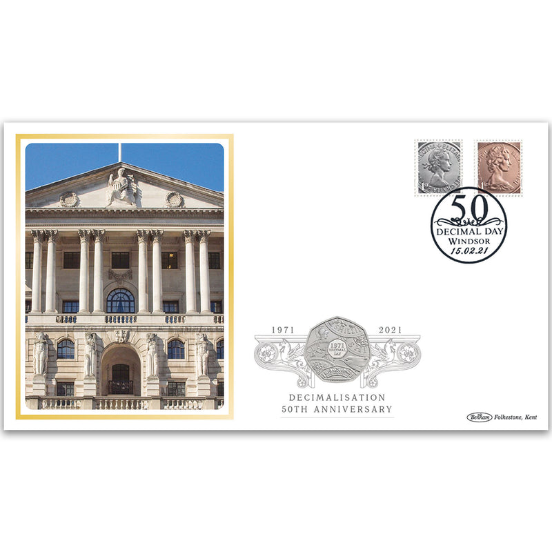 50th Anniversary of Decimal Day Special Coin Cover