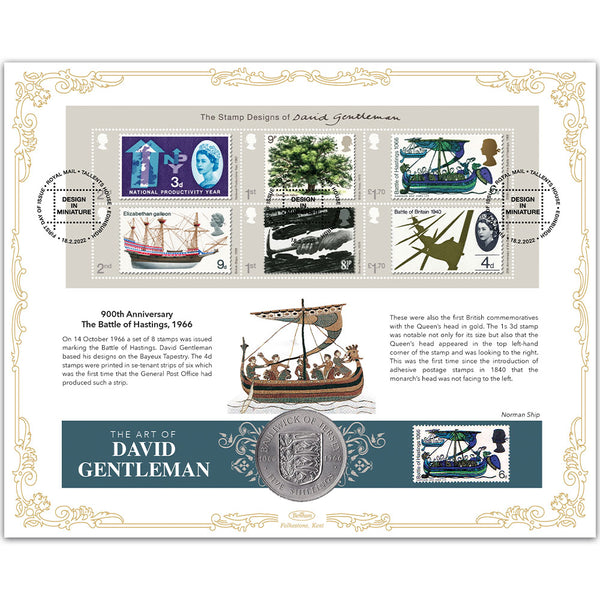 2022 David Gentleman M/S Coin Cover