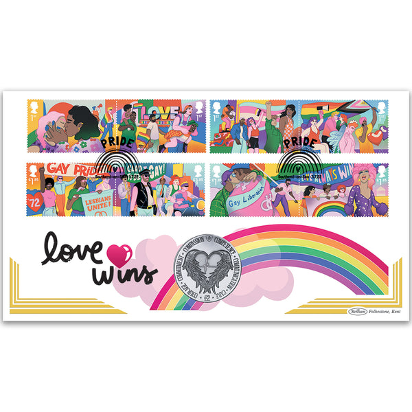 2022 Pride Stamps Coin Cover