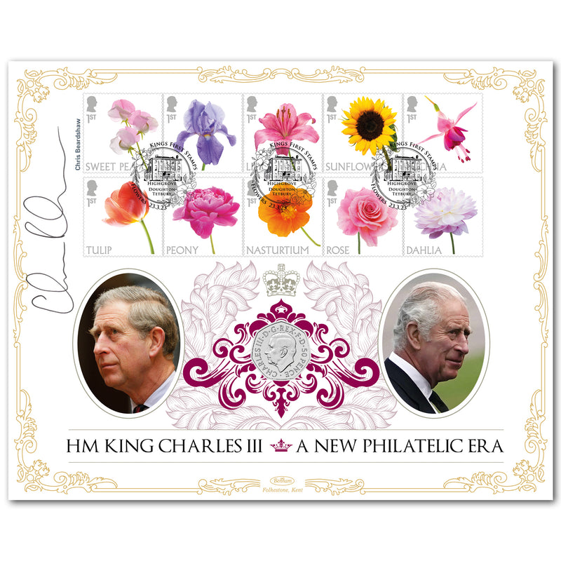 2023 New Philatelic Era Coin Cover Signed Chris Beardshaw