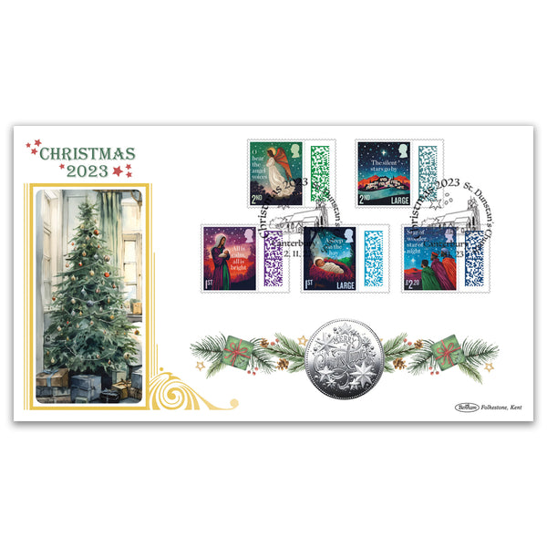 2023 Christmas Stamps Coin Cover