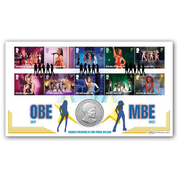 2024 Spice Girls Stamps Coin Cover