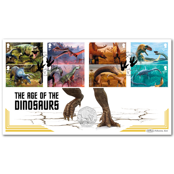 2024 Dinsaurs Stamps Coin Cover