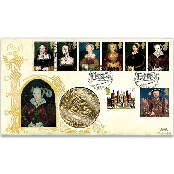 1997 Henry VIII 450th Coin Cover