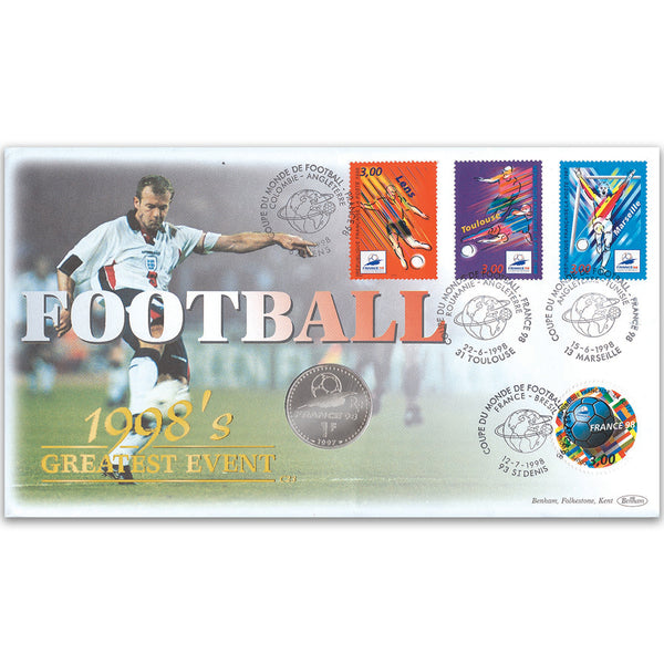 1998 Football World Cup Coin Cover