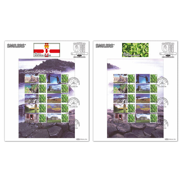 Glorious N.Ireland Large Cards x 2