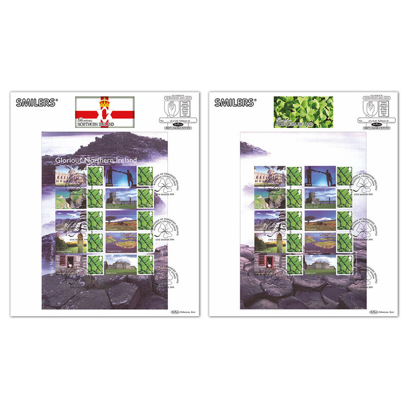 Glorious N.Ireland Large Cards x 2