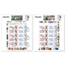 2016 50 Years of Christmas Generic Sheet Large Cards Pair