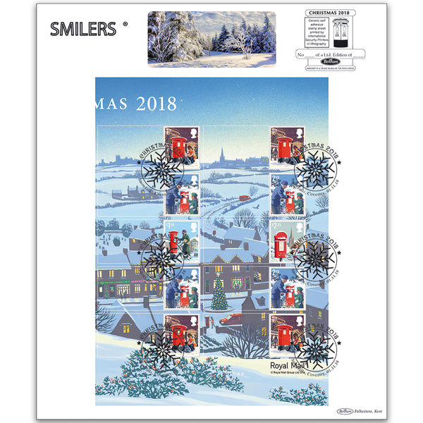 2018 Christmas Generic Sheet Large Card - Right Hand