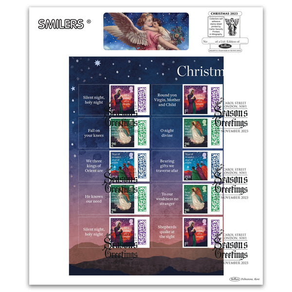 2023 Christmas Collector Sheet Large Card - Left Hand