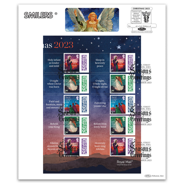 2023 Christmas Collector Sheet Large Card - Right Hand