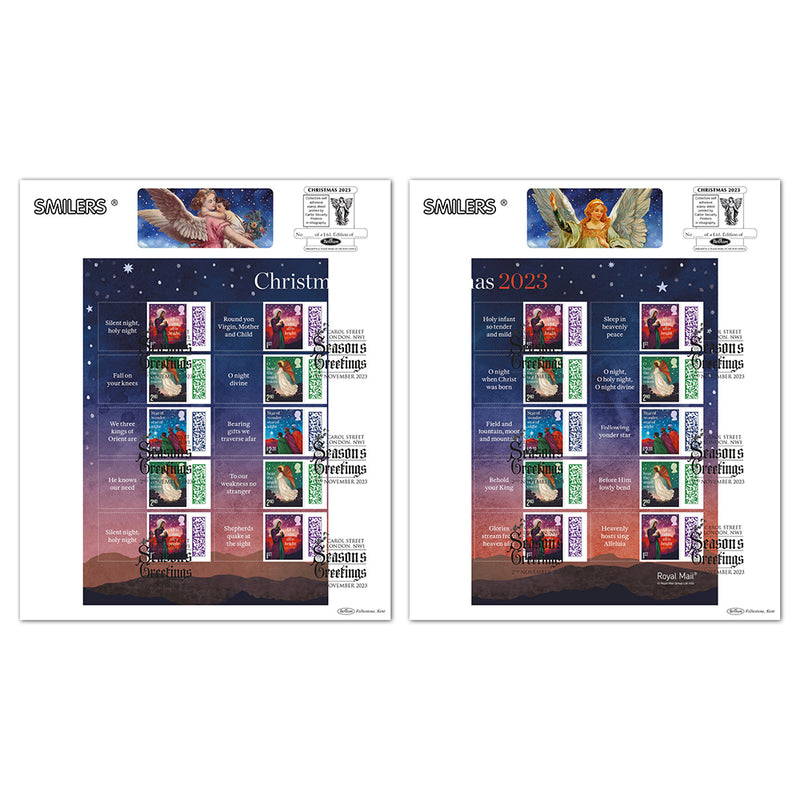 2023 Christmas Collector Sheet Large Cards Pair