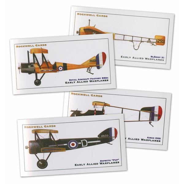 Early Allied Warplanes (A) (RC125) Set of 10 cards