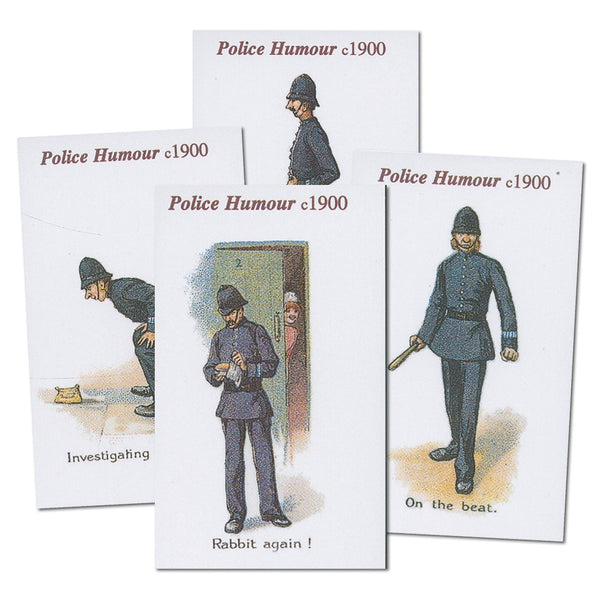 Police Humour Reproduction Set of 12 cards
