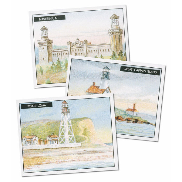 American Lighthouses Reproduction Set of 50 cards