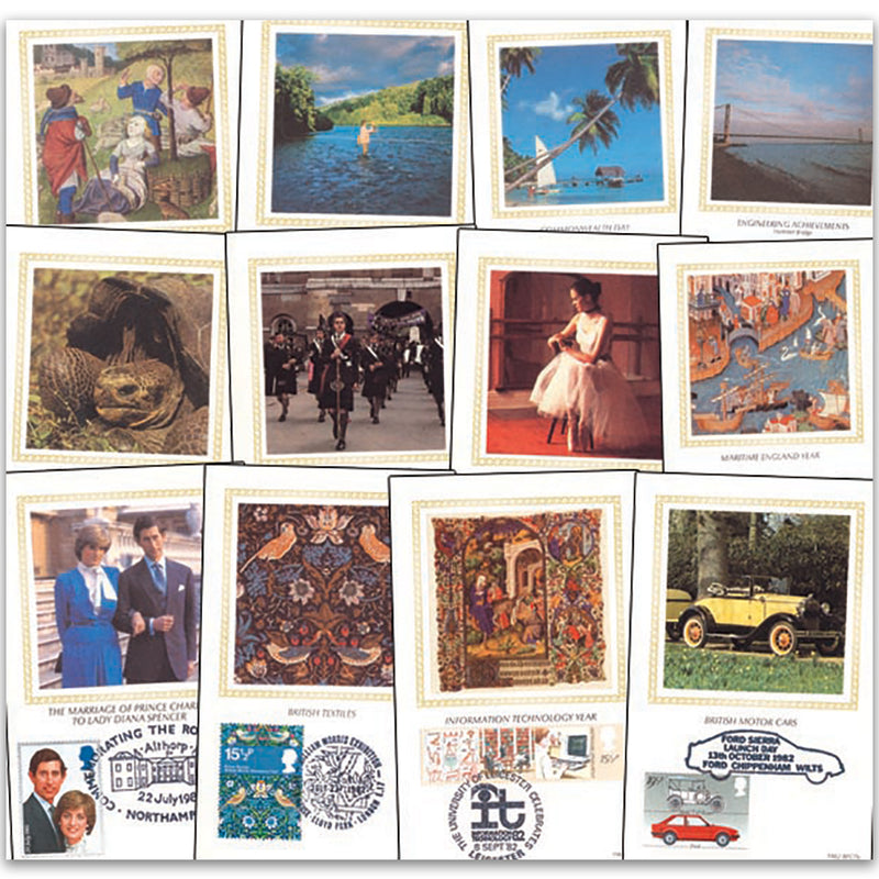 Complete Benham Silk Cards - 1981 to 1992