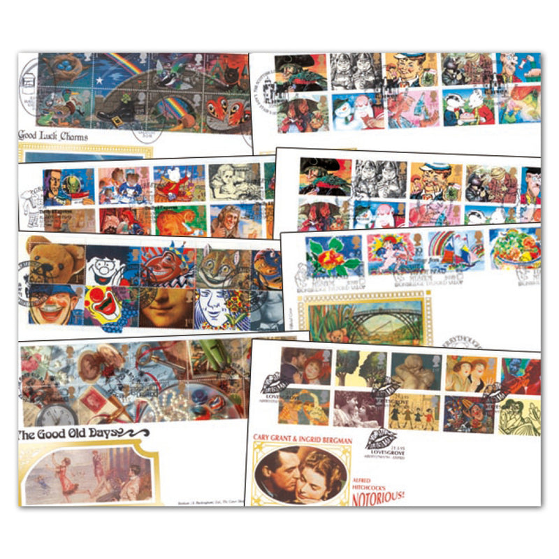 11 Benham BLCS Greetings Stamps Covers
