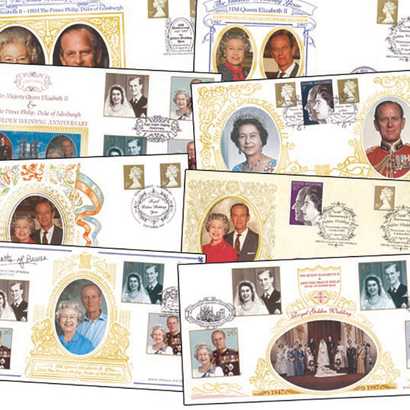 1997 Golden Wedding - 70 Benham covers spec lot retail 700