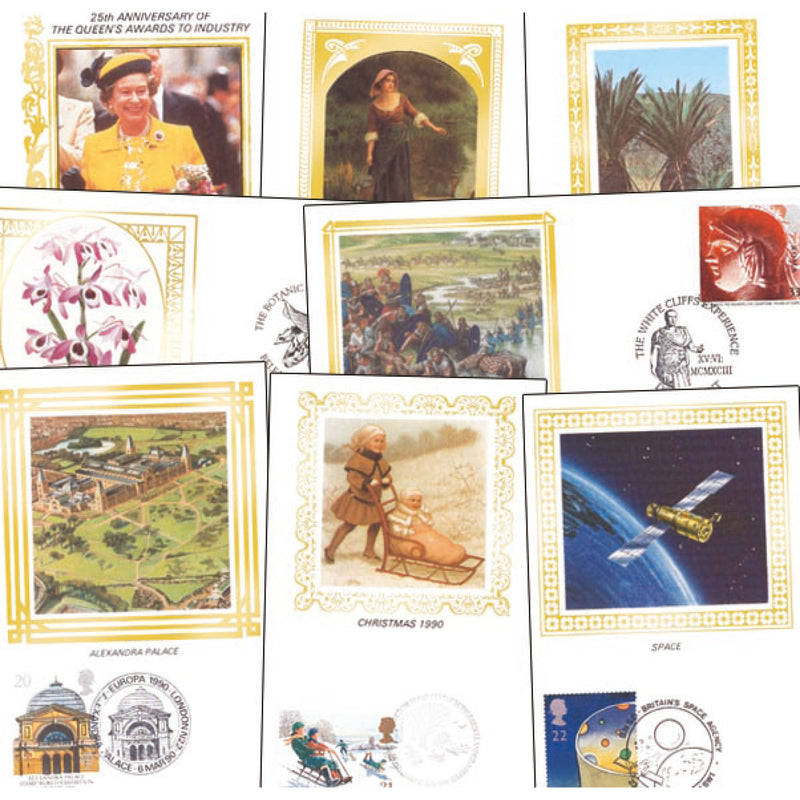 11 Benham Postcard Sets 1990 - 1993