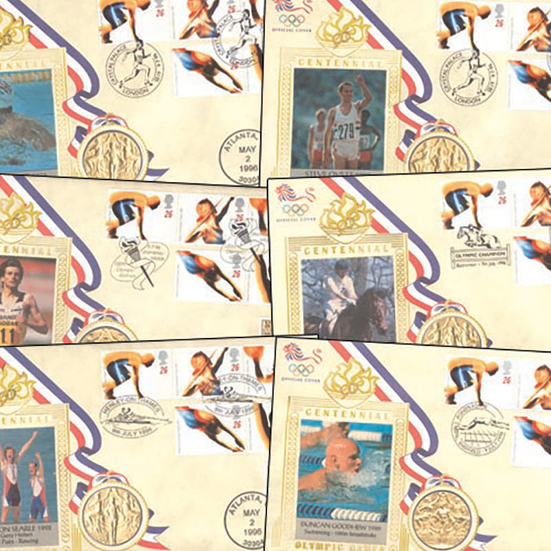Olympic Greats - 6 coin covers