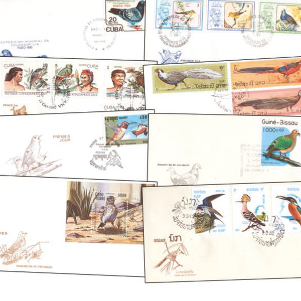 70 x World Birds Cover collection