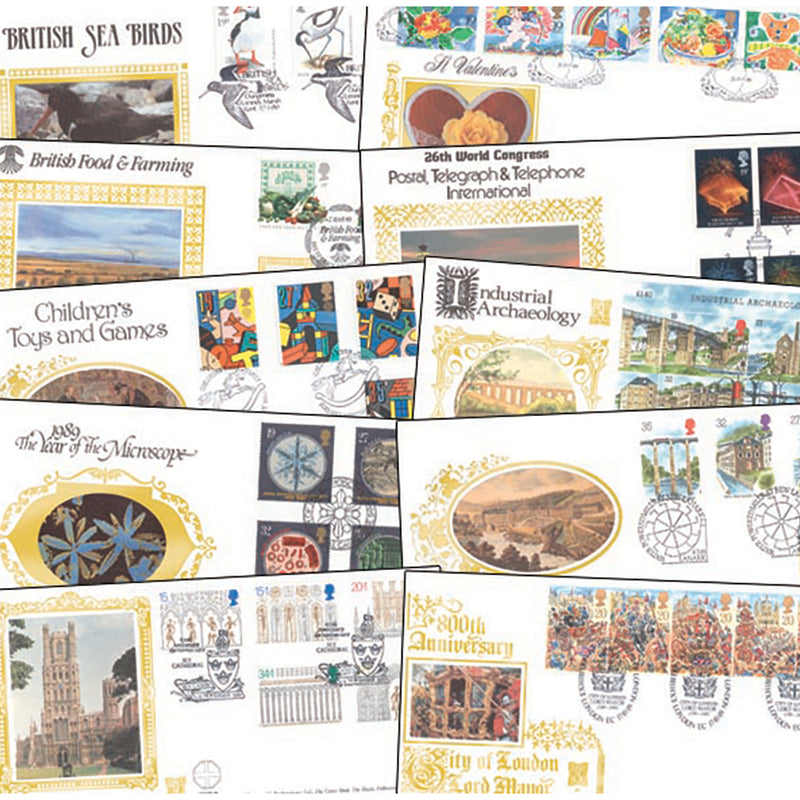 Benham Gold covers Year Set 1989 (10 covers)
