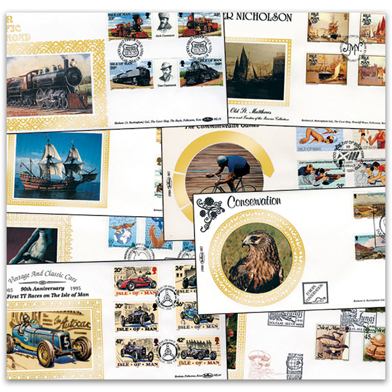 10 Assorted I.O.M Benham "Silks"