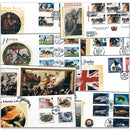 10 Assorted Jersey Post Benham "Silk" First Day Covers