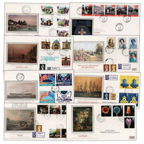 15 PPS Sotheby Covers from the 1990s with CDS Cancels