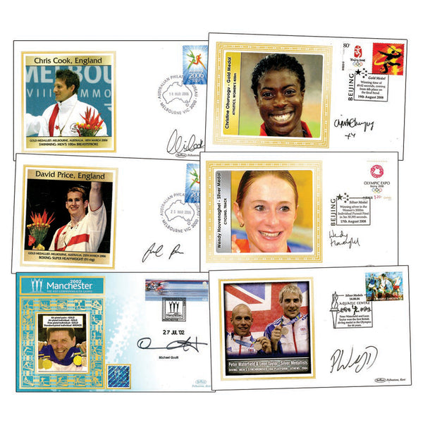 16 Miscellaneous Signed Sport Covers