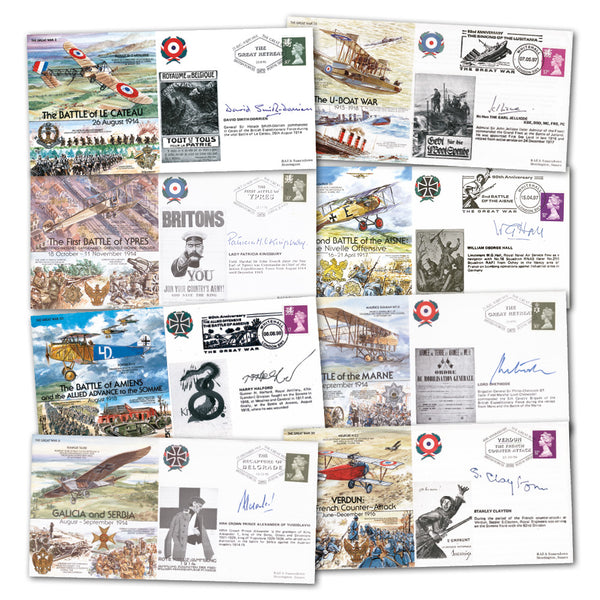 R.A.F. Great War 80th Anniversary Special Signed Full Collection