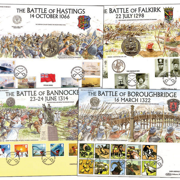 7 Heritage of Britain unsigned covers